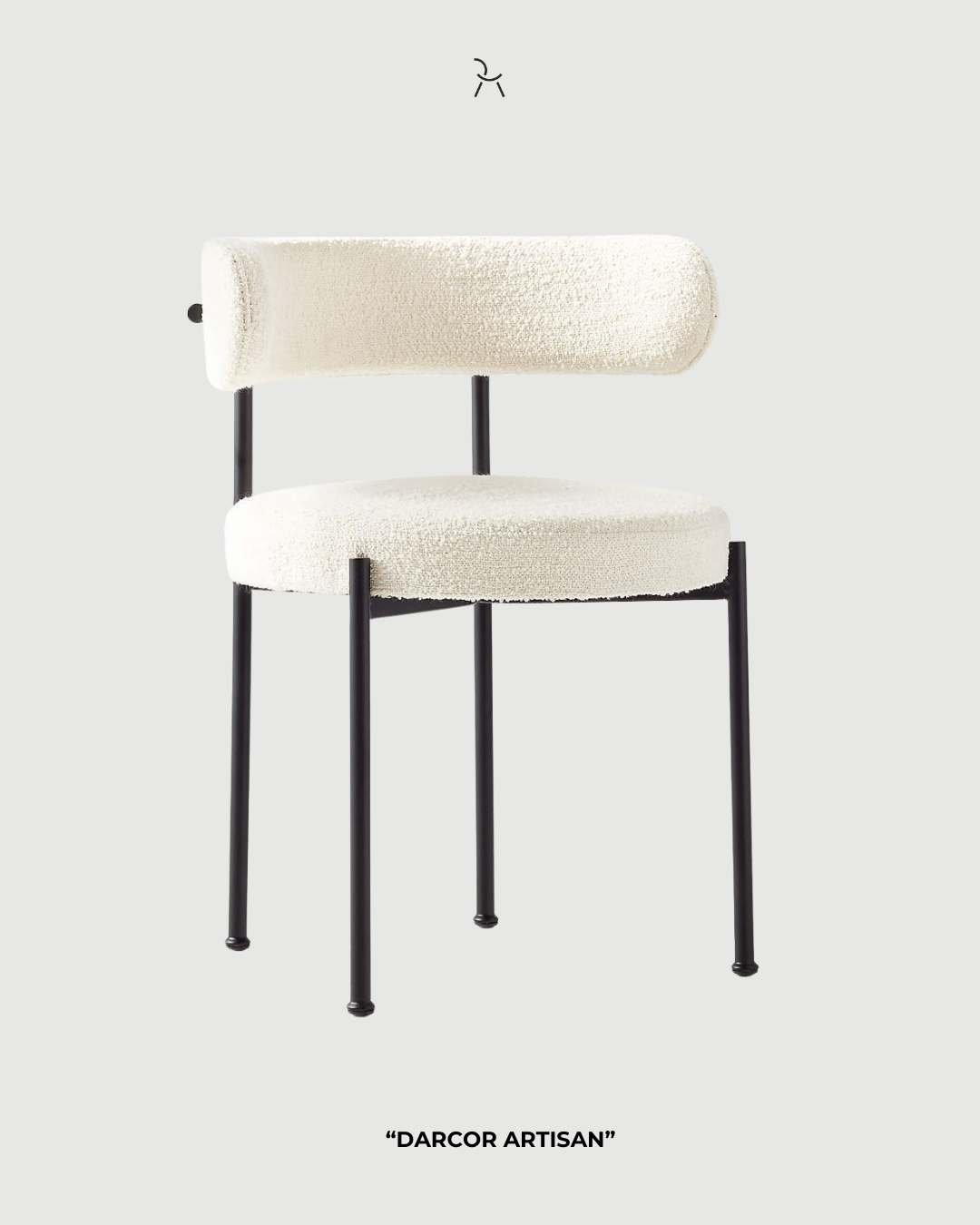 Chaise Nordic – Bouclette Chic et Personnalisation Complète
