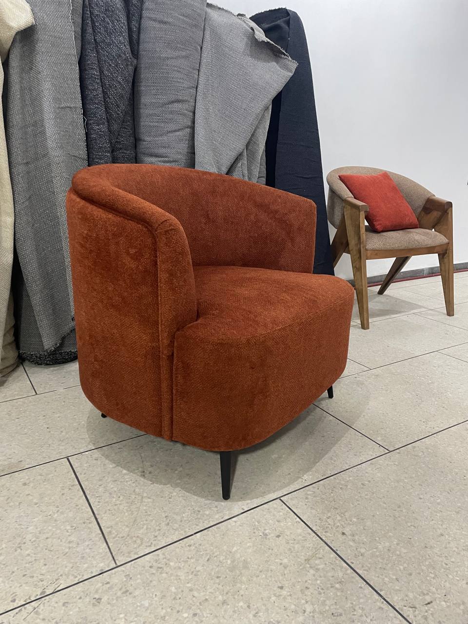 Fauteuil Zénith - en bouclette texturé