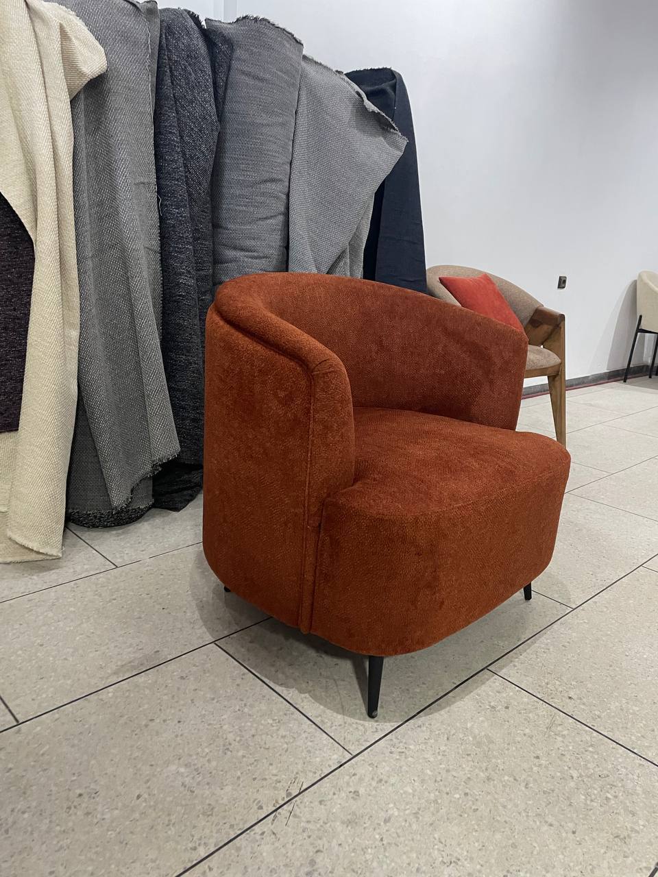 Fauteuil Zénith - en bouclette texturé