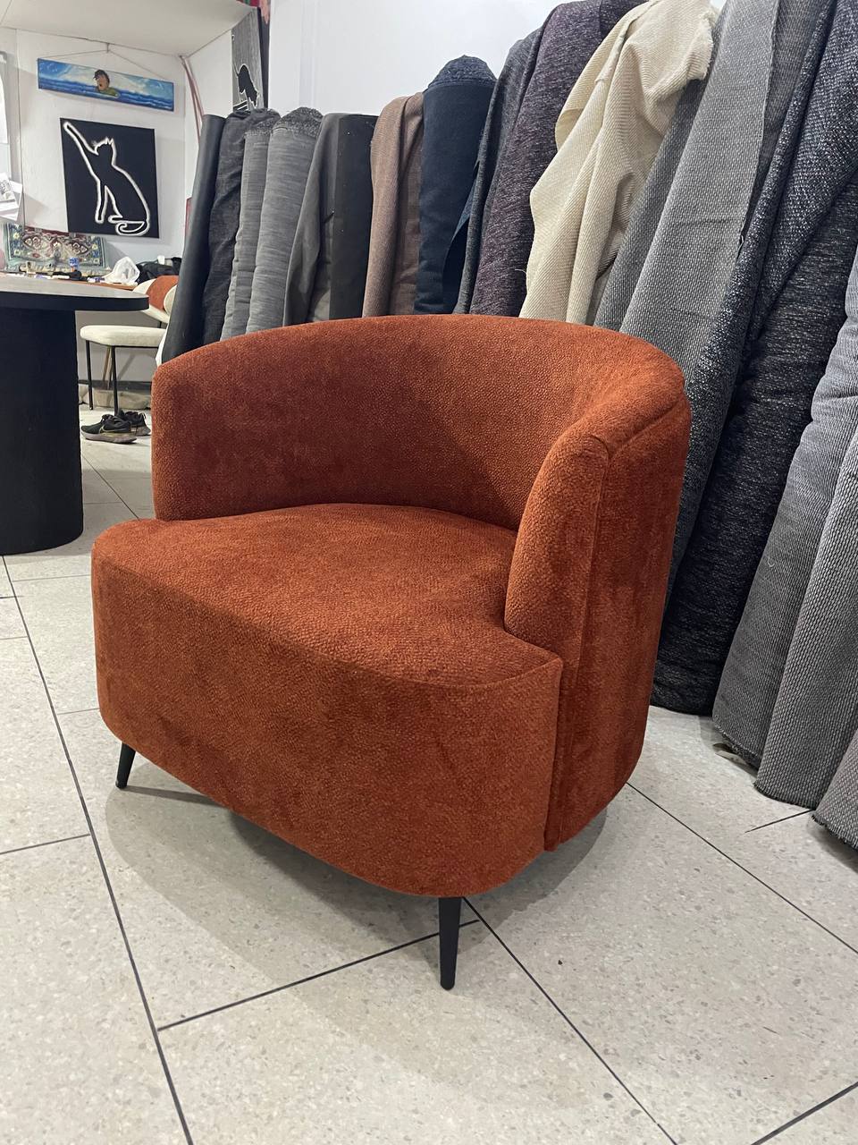 Fauteuil Zénith - en bouclette texturé