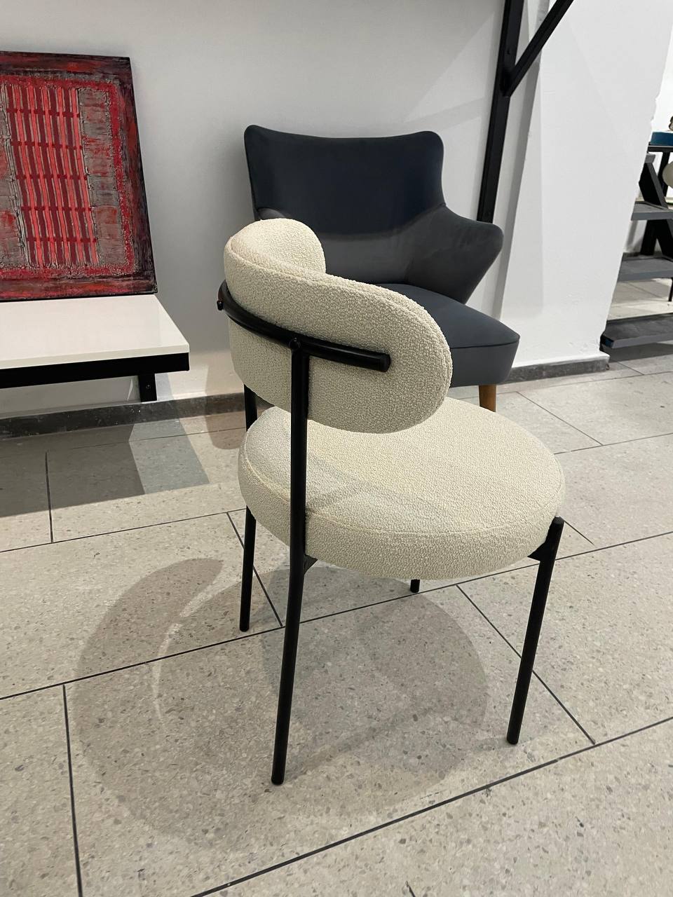 Chaise Nordic – Bouclette Chic et Personnalisation Complète