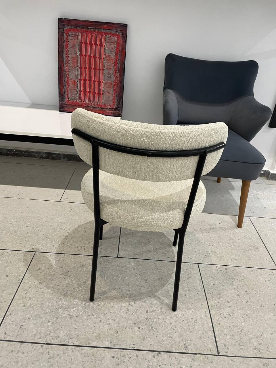 Chaise Nordic – Bouclette Chic et Personnalisation Complète