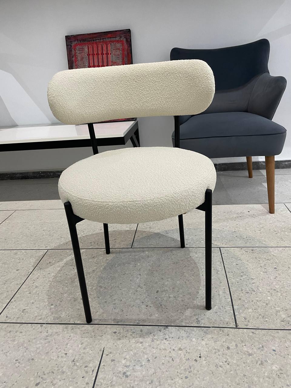 Chaise Nordic – Bouclette Chic et Personnalisation Complète