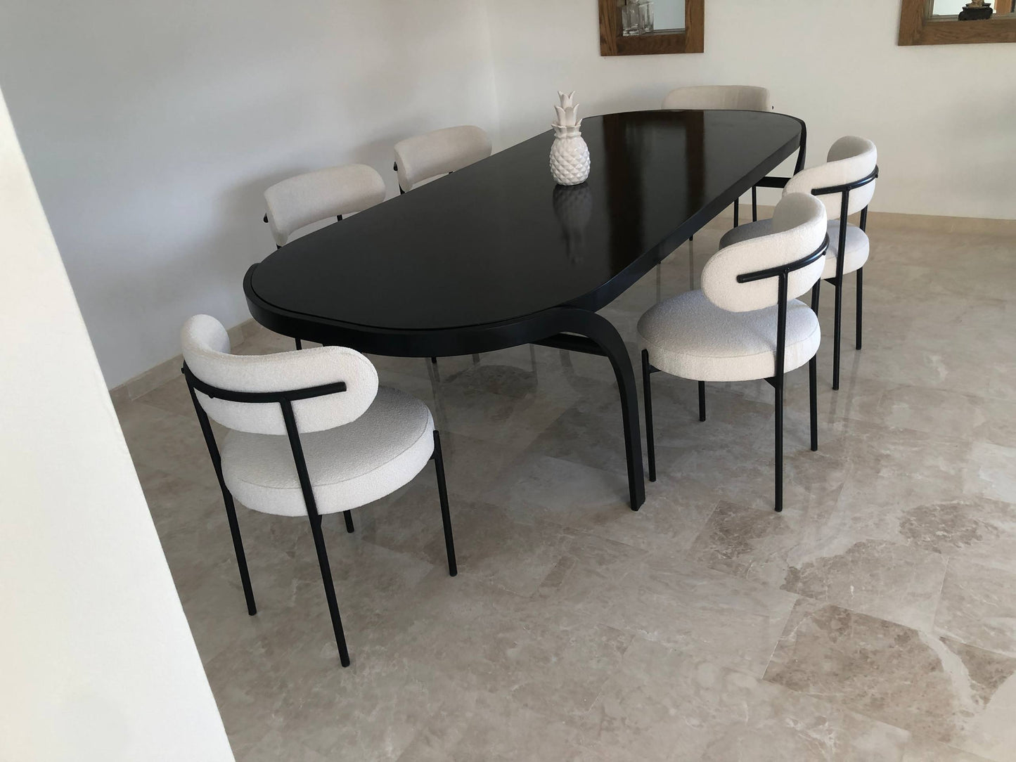 Chaise Nordic – Bouclette Chic et Personnalisation Complète