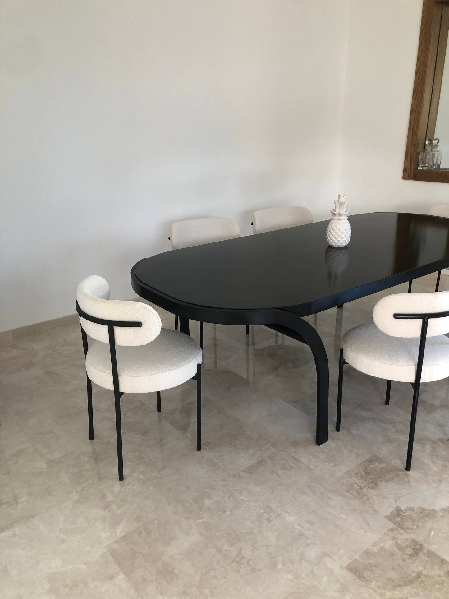 Chaise Nordic – Bouclette Chic et Personnalisation Complète