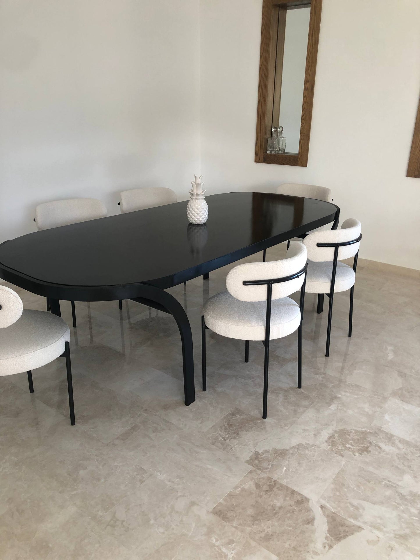 Chaise Nordic – Bouclette Chic et Personnalisation Complète