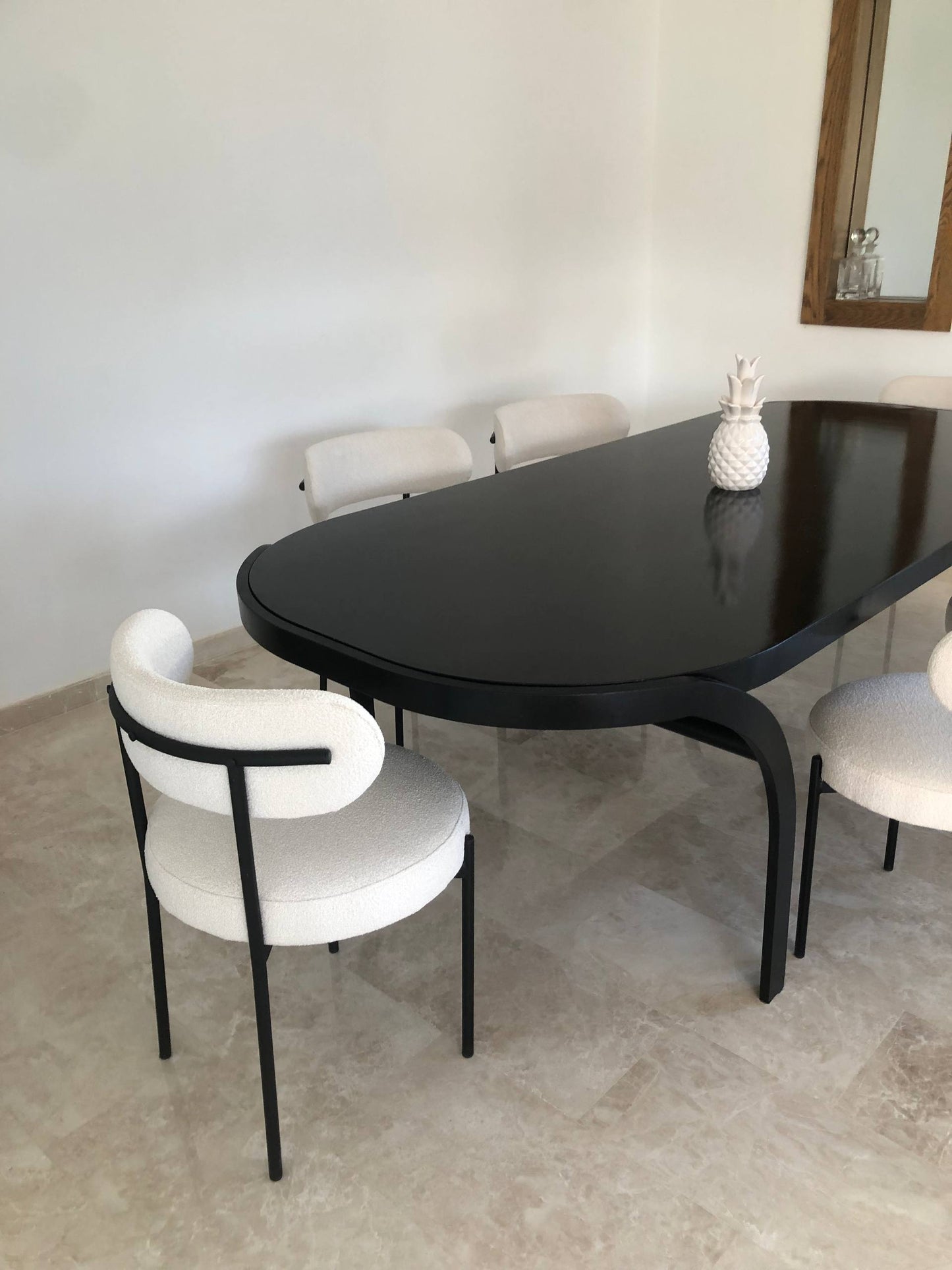 Chaise Nordic – Bouclette Chic et Personnalisation Complète